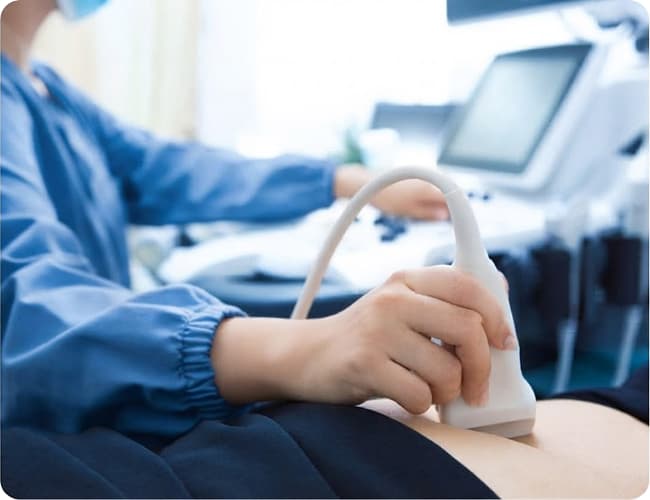 Private ultrasound examination